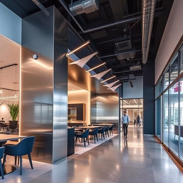 Custom metal fabrication solutions for commercial interiors in Dubai and the UAE-www.metalspace.ae